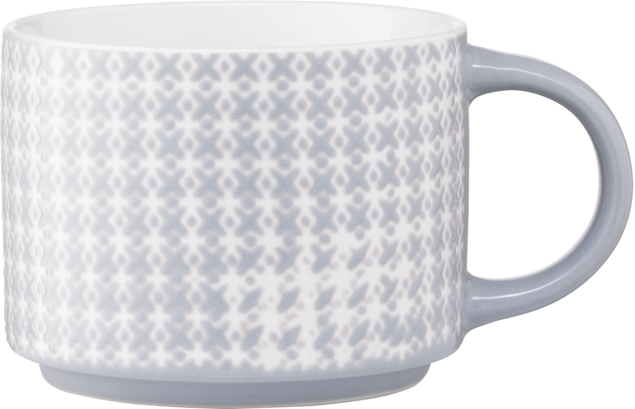 Чашка ARDESTO Weaving A 330 мл Біла (AR3473A)